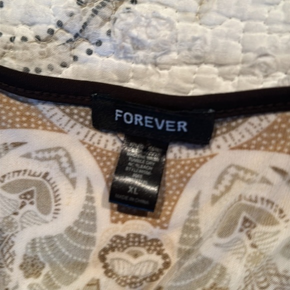 Chic Brown Boho Patterned Dress - Picture 6 of 6